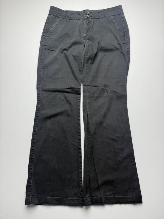 Arizona Jean Co. Pants - Arizona Jean Co. Pants Juniors 5 Short Gray Twill Chino Bootcut Stretch Casual